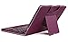 IVSO Galaxy Tab A 9.7 Keyboard case - Ultra-Thin DETACHABLE Wireless Keyboard Stand Case/Cover for SamSung Galaxy Tab A SM-T550NZWAXAR 9.7-inch Tablet(Purple)