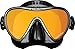 ScubaPro Synergy 2 TruFit Mirrored Single Lens Mask,Black/Silver/Mirror