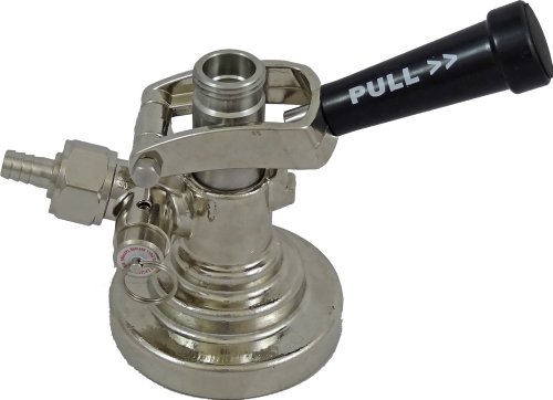 Bev Rite KT3102W-G CK721G G System Beer Keg Coupler Sankey Tap, Chrome