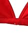 SweatyRocks Women's Sexy Bathing Suits Solid Thong Adjustable Strap Triangle Bikini Set Red S