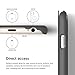 elago iPhone 6S Plus Case, [Leather Hole Flip] - [Card Slot][Screen Protection][Premium Hybrid Construction] - for iPhone 6/6S Plus (Dark Grey)