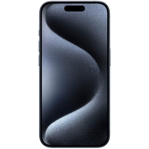 Apple iPhone 15 Pro Max, 256GB, Blue Titanium - Unlocked (Renewed)