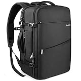 Inateck Travel Carry-On Luggage Backpack 30L, Flight Approved Business Anti-Theft Weekender Rucksack Bag, Fit 15.6'' Laptop for Men and Women - Black