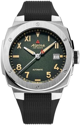 Amazon.com: Alpina Men's Automatic Alpiner Watch, Blue Rubber