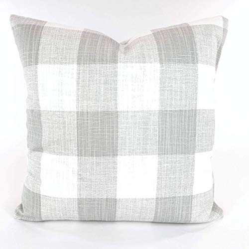 Amazon Com Farmhouse Gray White Buffalo Check Decorative Throw