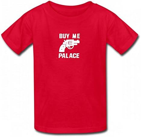 LNZUYD Buy Me Palace Skateboard Fashion Tshirt Printed Cotton T-Shirts Tops Logo Authentic Boy Girl Tee Red