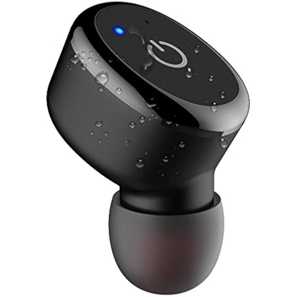 Mini Single Ear Bluetooth Headsets Sports IP68 Waterproof Earbud