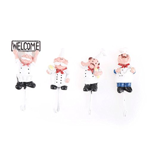 MONOMONO-Kitchen Cartoon Shape Resin Power Cord Storage Rack Hooks Wall Hanger