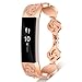 VOMA for Fitbit Alta HR Bands Fitbit Alta Bands for Women Men, Stainless Steel Alta Fit bit Bands Alta Fitbit Bands Fitbit Alta Replacement Bands Wristbands Small Large Vintage Rose Gold
