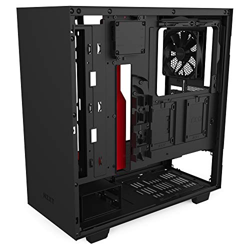 NZXT-H510i-Compact-ATX-Mid-Tower-PC-Gaming-Case-Front-IO-USB-Type-C-Port-Vertical-GPU-Mount-Tempered-Glass-Side-Panel-Integrated-RGB-Lighting-Water-Cooling-Ready-BlackRed