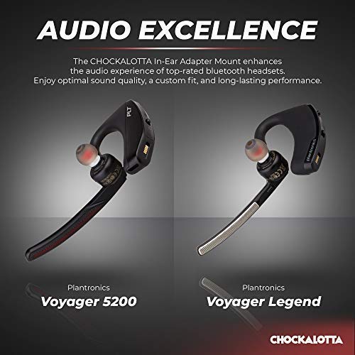 CHOCKALOTTA 1-Pack in-Ear Tip Adapter Mount Compatible with