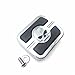HTT Group Motorcycle Chrome Skull Small Brake Pedal Pad Fit Fat Bob FXDF Wide Glide FXDWG CVO Pro Street Breakout Street 500 XG500 Blackline FXS Softail Rocker FXCW Night Train FXSTB