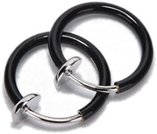 Sonals Pair of Nose Lip Belly Eyebrow Earing Non-Piercing For Men & Women