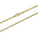 2mm thick 14k gold plated solid sterling silver 925 Italian SPIGA WHEAT chain necklace chocker bracelet anklet - 6