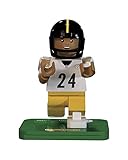 NFL GEN3 Pittsburgh Steelers Ike Taylor Limited Edition Minifigures, Yellow, Small