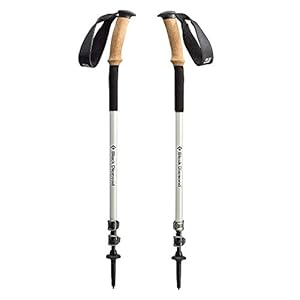 Black Diamond Alpine Ergo Cork Wandelstokken, verstelbare trekkingstokken van carbon en aluminium en antislip handvat…