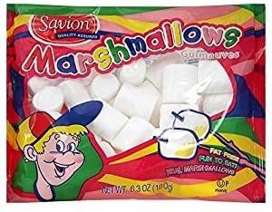 Savion Marshmallows Gluten Free Kosher For Passover 5 Oz. Pack Of 6.