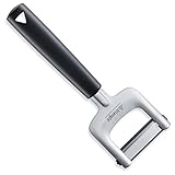 triangle Germany Julienne Cutting Tool, Professional-Grade Compact Design Easily Cuts Vegetables for Veggie Noodles, Salads and More, Tempered Stainless Steel