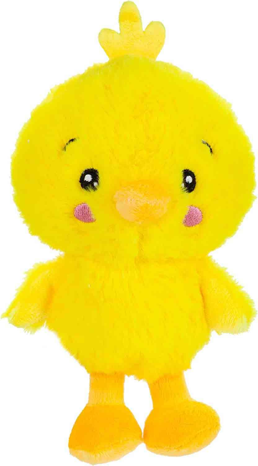 VFM - Chick Soft Toy Easter Plush - Baby Chick Soft Toy Plush 14cm - Super Soft Cuddly Farmyard Animal Chicken Toy With Fluffy - Cute Easter Gift for Kids
