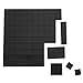 Netany 100pcs Flexible Magnet Squares / Magnets for Crafts / Adhesive Magnets / Magnetic Tape / Magnet Strips with Adhesive Backing - Each Sheet: 4/5