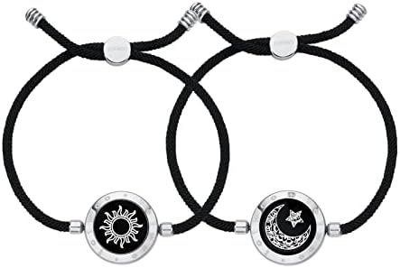 Long Distance Touch Bracelets for Couples, Vibration Light up