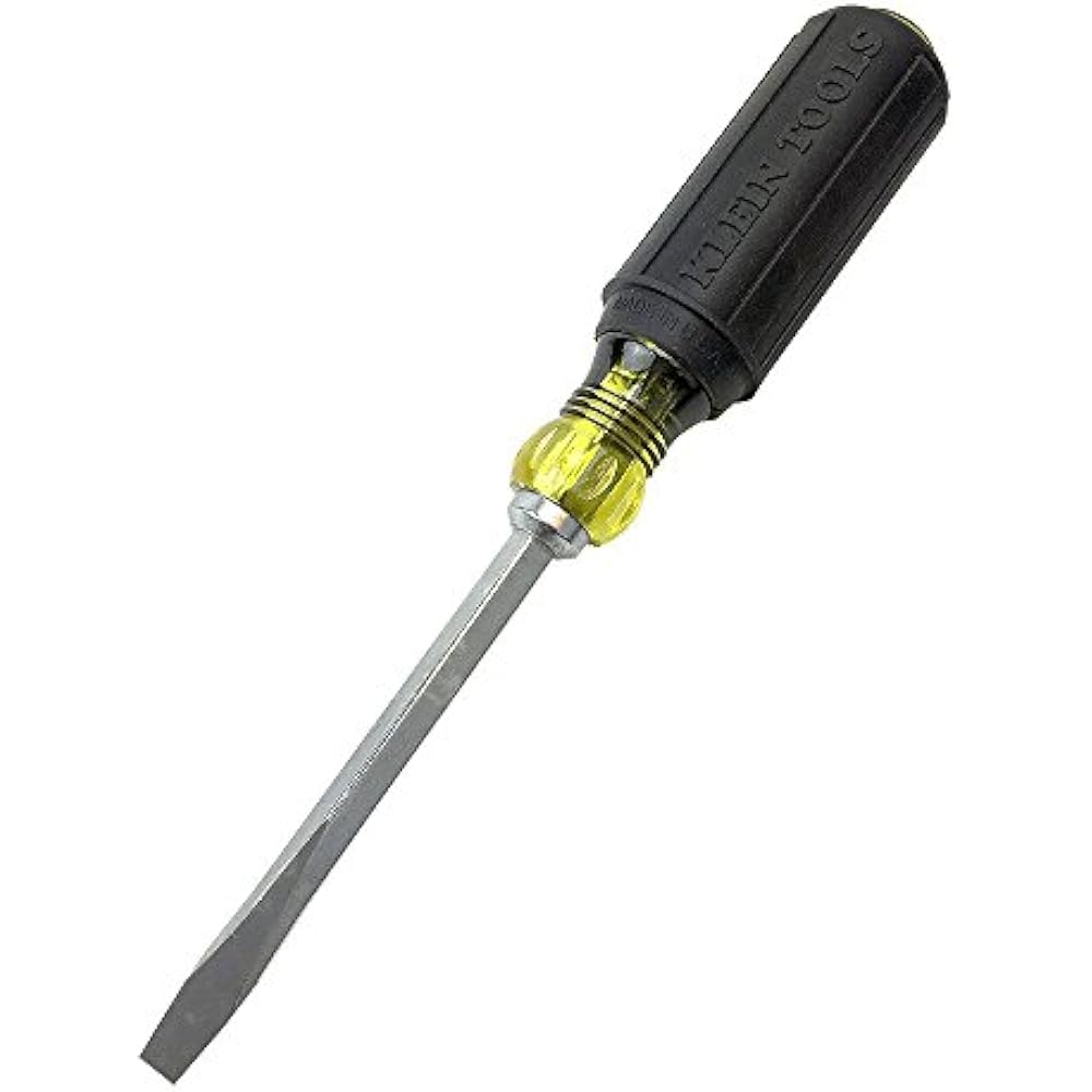 6004 1/4Inch Screwdriver Heavy Duty Square Shank Klein Flat Head eBay