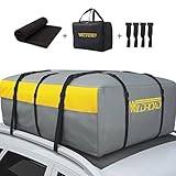 Car Roof Bag Rooftop Cargo Carrier, 21 Cubic Feet