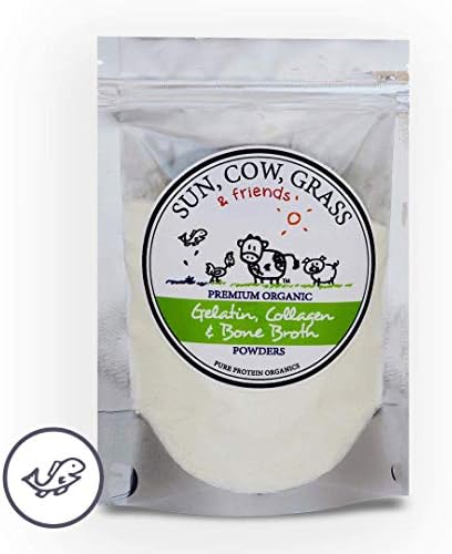 Wild Alaskan Salmon Bone Broth Collagen Powder 100g Pure Protein Non-Gelling Type - Unflavored, No Taste