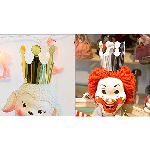 Faxco 2 Sets 22 Pack Party Hats Fun Cone Party Hats for Kids, Birthday Cone Hats