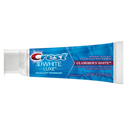 3D White Luxe Glamorous White Vibrant Mint Flavor Whitening Toothpaste 4.1 Oz