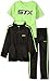 STX Boys' Tricot Jacket and Pant with Logo T-Shirt