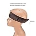 DKAF 2 Pcs Non Slip Velvet Wig Headband, Lace Wig Grip Band Wig Comfort Adjustable Hair Headband Extra Hold Wig Headband Hair Scarf for Women - Black