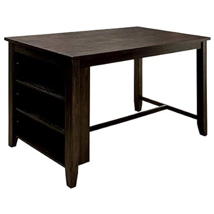 Amazon Com Furniture Of America Elio Counter Height Storage