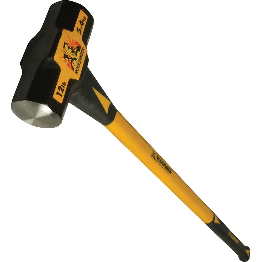 Roughneck ROU65634 Sledge Hammer Durable Fibreglass Handle 12lbs/5.5kg