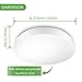 Ustellar Waterproof 12W LED Ceiling Lights, 11in, 100W Incandescent Bulbs Equivalent, IP44, 950lm, Lighting for Bathroom, Kitchen, Hallway, Flush Mount Ceiling Light, 6000K Daylight White