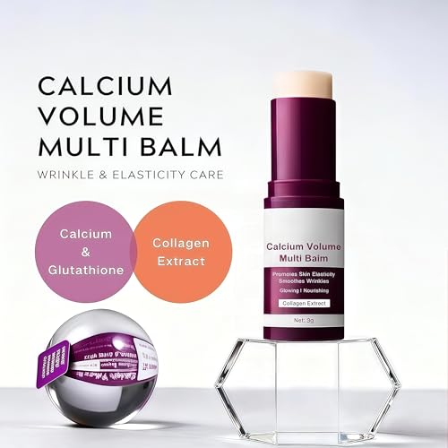 Artiwell Cementere Calcium Volume Multi Balm + Calcium Volume Eye Patches, Calcium Multi Balm Stick, Under Eye Masks for Puffy Eyes, Dark Circles, Wrinkles, Firming & Anti Aging Korean Skincare Set