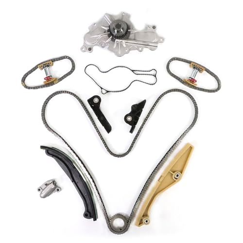Engine Timing Chain Kit Water Pump Fit for 2011-2019 Police-Interceptor-Sedan/Taurus/Explorer/Edge/…