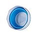 MEEDEN Portable Paint Brush Washer with Brush Holder, Blue Reusable Water Cup for Watercolor Acrylic Oil Painting, Premium Art Supplies