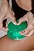 Silicone Cupping Therapy Set Professional Massage Cupping Cups for Cupping Therapy 4 Cup Kit for Massage, Myofascial Release, Cellulite Reduction (Lure Green)