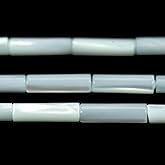 Mother of Pearl Shell Tube Cylinder 4x13mm Natural White Shell Loose Beads 15 inches(28-30pcs)