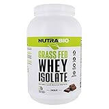 NutraBio Grass Fed Whey Isolate Protein Powder