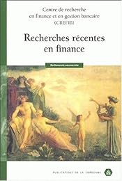 Recherches récentes en finance