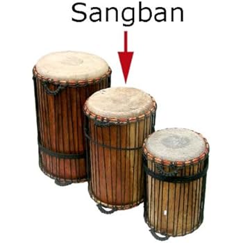 Amazon.com: Kenkeni Dunun Bass Drum with stick - 10x20