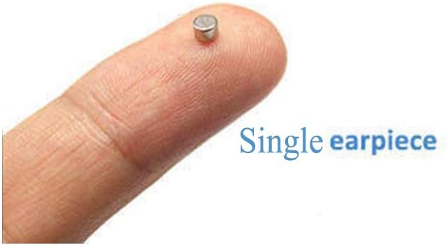 Spy Earpicec for MINISOV　Headset Spy Ear Earphone Accessories，The Smallest　Covert Secre　Cheat (Single)