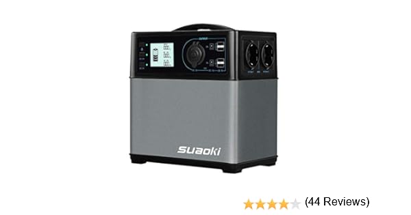 SUAOKI - 400Wh/120,000mAh Generador Portátil Solar, Cargador de ...