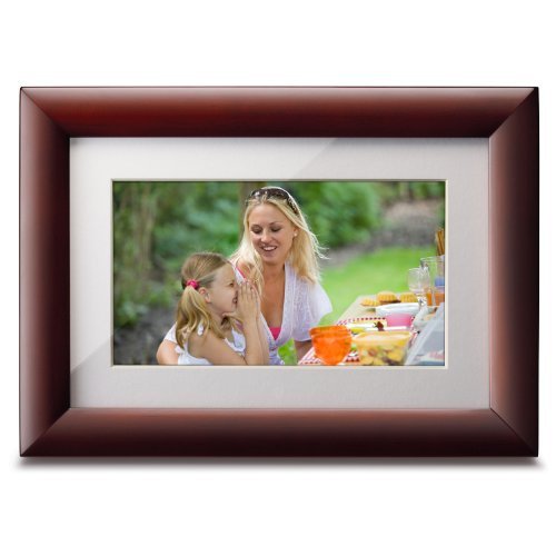 Viewsonic VFA724W-10 7-Inch High Resolution Digital Photo Frame (Cherry Wood Frame)