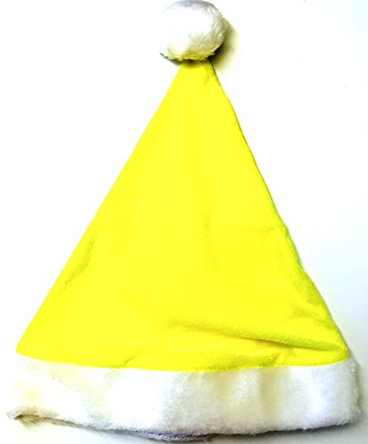 Patymo -- Adult Santa's Regal Yellow Hat -- Gift Hat