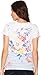 Joules Women's Nessa Printed Jersey T-Shirt White Stripe WHITSTABLE Floral 10