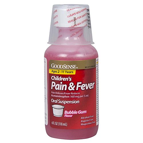 GoodSense Children's Pain Reliever Oral Suspension Liquid, Bubble Gum