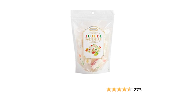 Amazon Com Jujube Nougat Italian Chewy Candy Pouch 6oz Grocery Gourmet Food